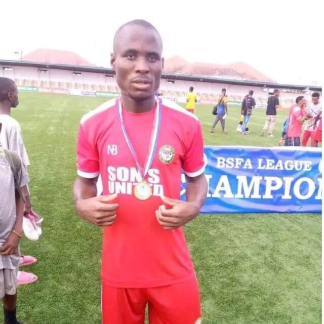 Footballer died in Bayelsa